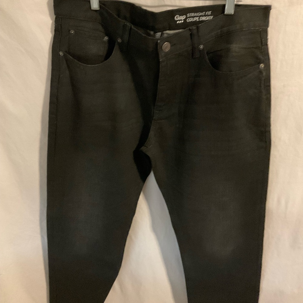 GAP Dark Gray Straight Fit Men Jeans